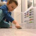 Miniatyrbild 9 av 11: Display Case för Modellbilar - Förvaring - 46 fack Transparent