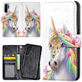 Pikkukuva 1 / 2: Samsung Galaxy Note 10 - Lompakkokotelo/Kuoret Unicorn/Yksisarvi