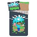 Miniatyrbilde 1 av 4: Minecraft sängkläder täcke 140×200 cm, 70×90 cm