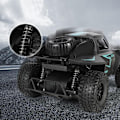 Miniatyrbild 10 av 11: Radiostyrd Off-Road Bil / Truck - Svart - 30cm Svart