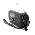 Pikkukuva 4 / 7: Kampiradio aurinkolaturilla, Hätäradio & Powerbank Endast vevradio