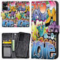 Miniatyrbild 1 av 2: OnePlus Nord CE 3 Lite 5G - Plånboksfodral/Skal Graffiti