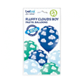 Pikkukuva 2 / 2: Ballongset med Baby Fluffy Clouds för pojkar, 6 delar, 12 tum (30 cm)