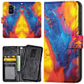 Pikkukuva 1 / 2: Xiaomi Redmi Note 9 - Lompakkokotelo/Kuoret Marmori Multicolor