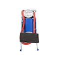 Miniatyrbillede 2 af 3: Fodpumpe med Manometer / Pumpe - 100 psi Blue