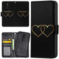 Miniatyrbilde 1 av 2: OnePlus 7 - Lommebok Deksel Double Hearts