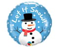Jul Let It Snow, Snögubbe foliebidrag 46 cm