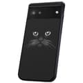 Google Pixel 6A - Deksel/Mobildeksel Svart Katt