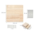 Miniatyrbild 5 av 10: Blockningsbräda / Virkplatta – Blocking board för Virkning