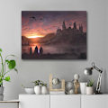 Pikkukuva 2 / 5: Canvas-taulut / Taulut - Harry Potter - 40x30 cm - Canvastaulut Multicolor