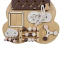 Miniatyrbilde 7 av 10: Busy Board for Babyer – Sensorisk leke
