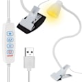 Miniatyrbillede 1 af 9: Skrivebordslampe med Klemme - LED Bordlampe White