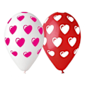 Pikkukuva 1 / 2: Hjärta Ballong Set, 5 stycken 12 tum (30 cm)