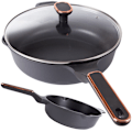 Miniatyrbild 1 av 10: 4L Kastrull med lock – Non stick beläggning – Induktionshäll