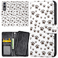 Miniatyrbild 1 av 2: OnePlus Nord CE4 Lite 5G - Plånboksfodral/Skal Paw Pattern
