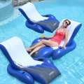 Miniatyrbillede 3 af 4: Flydestol / Poolstol / Bademadras - Flydestol til pool Blue