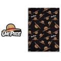 One Piece Straw Hat fleecefilt med formad kudde set