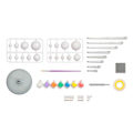 Miniatyrbillede 4 af 4: 3D Solsystem - Mal selv - Selvlysende farver Multicolor