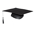 Miniatyrbillede 1 af 2: Eksamenshat / Studenterhue – Klassisk Black