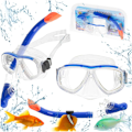 Miniatyrbilde 1 av 9: Dykmask simning snorkling + snorkel set
