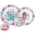 Miniatyrbillede 2 af 2: Gabby's Dollhouse middagsset, mikropolymer-set med kopp 265 ml