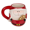 Miniatyrbild 9 av 10: 2-Pack - Julmugg / Kakmugg / Mugg med Fack för Kakor - Jul Vit