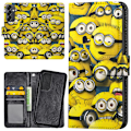 Miniatyrbild 1 av 2: Samsung Galaxy A15 - Plånboksfodral/Skal Minions