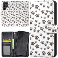 Miniatyrbild 1 av 2: Samsung Galaxy S23 Ultra - Plånboksfodral/Skal Paw Pattern