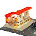 Miniatyrbillede 7 af 11: Bensinstation polisparkering set 54el