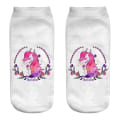 Pikkukuva 1 / 2: 3-Pack Ankelstrumpor / Strumpor - Ponny / Unicorn Multicolor one size