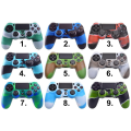 Pikkukuva 3 / 3: Silikonisuoja / Suoja PS4-ohjaimelle – Kamouflage MultiColor 7. Blå/Grön