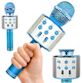 Miniatyrbild 1 av 8: Karaokemikrofon med Högtalare / Karaoke Mikrofon - Bluetooth Blå