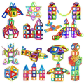 Miniatyrbild 4 av 5: Magnetic Tiles - Magnetiska Brickor - Bygg med Magneter 40-delar kit