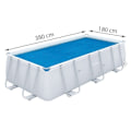 Miniatyrbild 3 av 3: Soltäcke för Pool / Poolskydd - 380x180cm