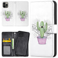 Pikkukuva 1 / 2: iPhone 14 Pro Max - Lompakkokotelo/Kuoret Happy Cactus