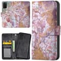 Miniatyrbilde 1 av 2: Samsung Galaxy S20 FE - Lommebok Deksel Marmor Multicolor