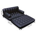 Miniatyrbilde 9 av 11: Uppblåsbar Soffa / Bäddsoffa - 2-sits