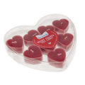 Miniatyrbillede 2 af 4: 8-Pak - Hjerteformede Fyrfadslys / Lys til Valentinsdag Multicolor