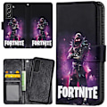 Pikkukuva 1 / 2: Samsung Galaxy S22 Plus - Lompakkokotelo/Kuoret Fortnite Multicolor