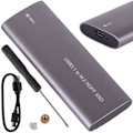Pikkukuva 1 / 10: USB 3.1-kabinett för intern M.2 SSD Silver