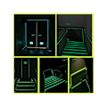 Miniatyrbild 6 av 10: Självlysande Tejp / Glow in the Dark - 3 cm x 3 meter