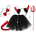 Pikkukuva 8 / 8: Djävul / Demon - Halloween Set för barn