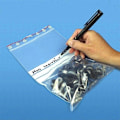 Miniatyrbilde 4 av 4: 100-Pak - 10x15cm Ziplock / Glidelåsposer Skrivefelt / Zip Lock Transparent