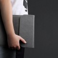 Miniatyrbilde 5 av 6: 13,3" Laptopveske / Dataveske / Macbook - Lær - Velg farge Grey