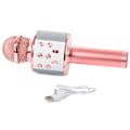 Miniatyrbild 7 av 7: Karaokemikrofon med Högtalare / Karaoke Mikrofon - Bluetooth Rosa
