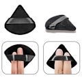Miniatyrbilde 2 av 4: 5-Pak Pudder Puff - Vaskbare sminke-svamper - Svamper for Sminke Black