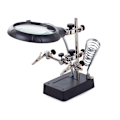 Miniatyrbilde 2 av 11: Lödstativ med Förstoringsglas & LED