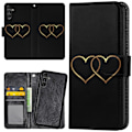 Pikkukuva 1 / 2: Samsung Galaxy A13 5G/A04s - Lompakkokotelo/Kuoret Double Hearts