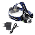 Miniatyrbillede 4 af 7: LED-hovedlygte / Pandelampe - 1800 LM Black