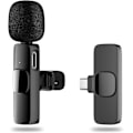 Miniatyrbilde 6 av 7: Lavalier-mikrofon for Mobil - Trådløs - USB-C - 2 stk Black